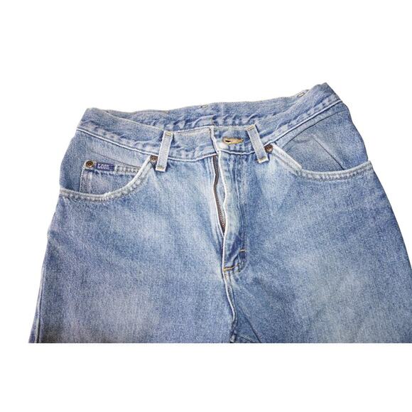 Vintage Lee LCO USA Made High Rise Straight Leg Jeans Unisex Sz 34x28 - Picture 8 of 15